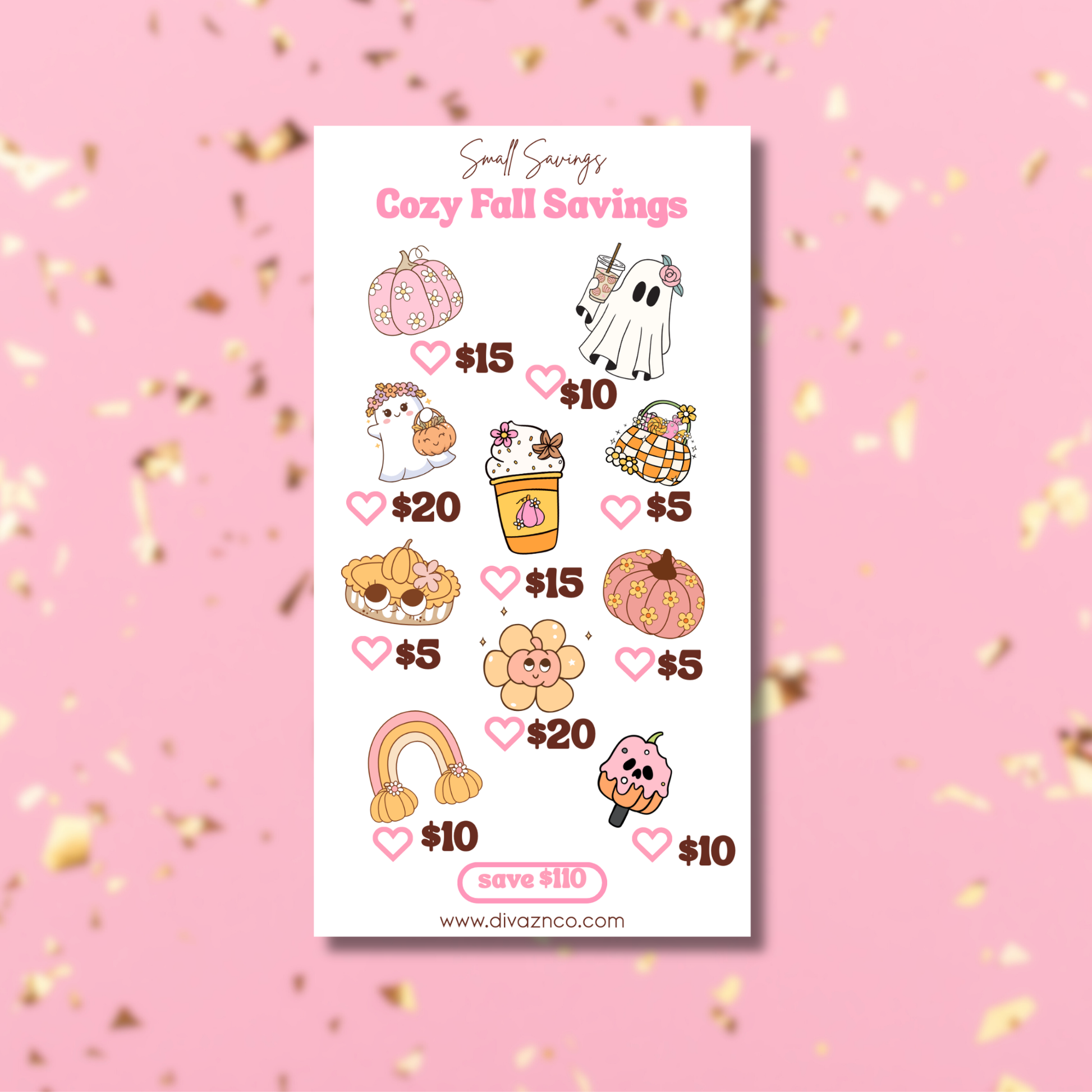Cozy Fall Savings Challenge