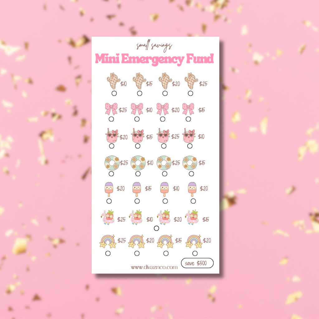 Mini Emergency Savings Challenge Start Small