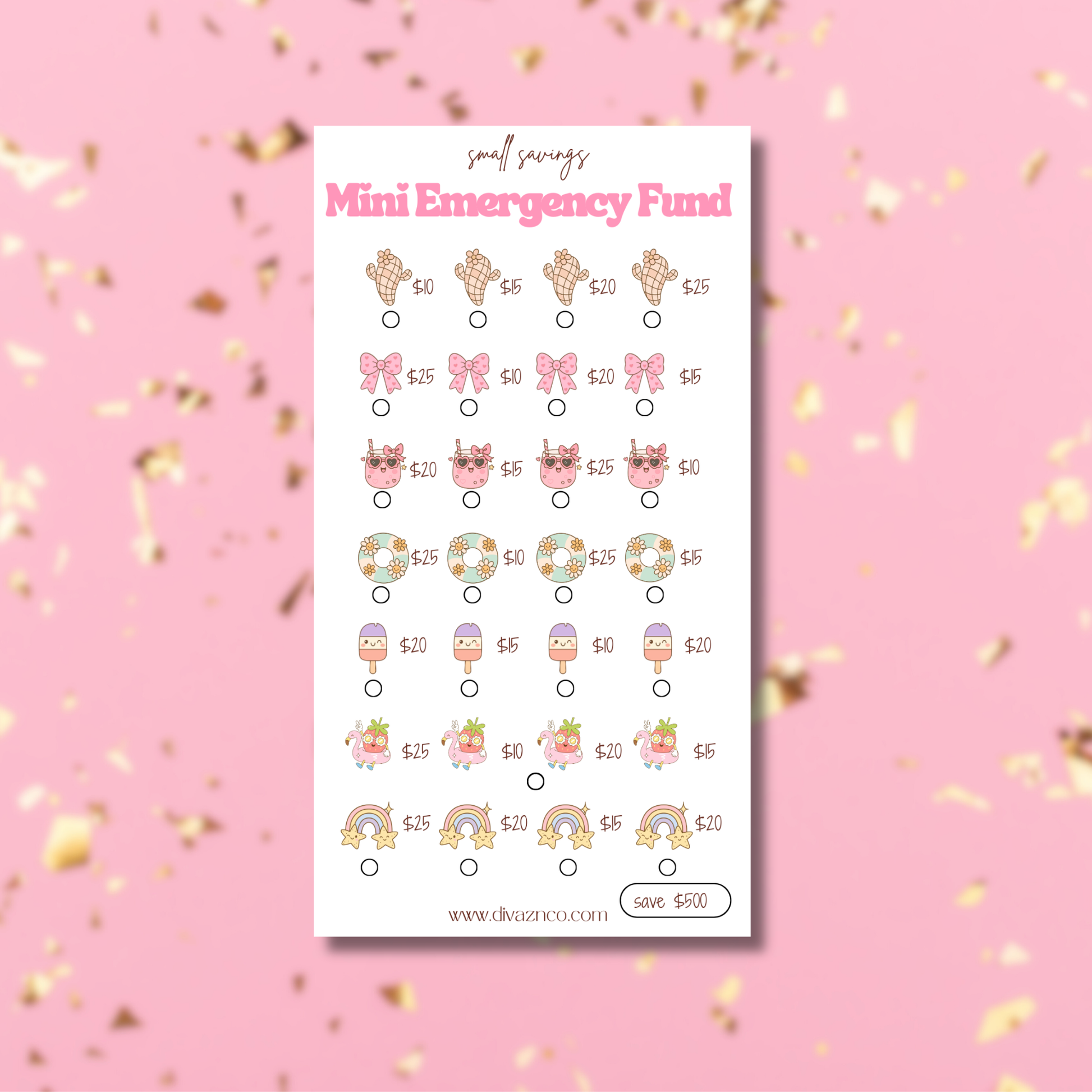 Mini Emergency Savings Challenge Start Small