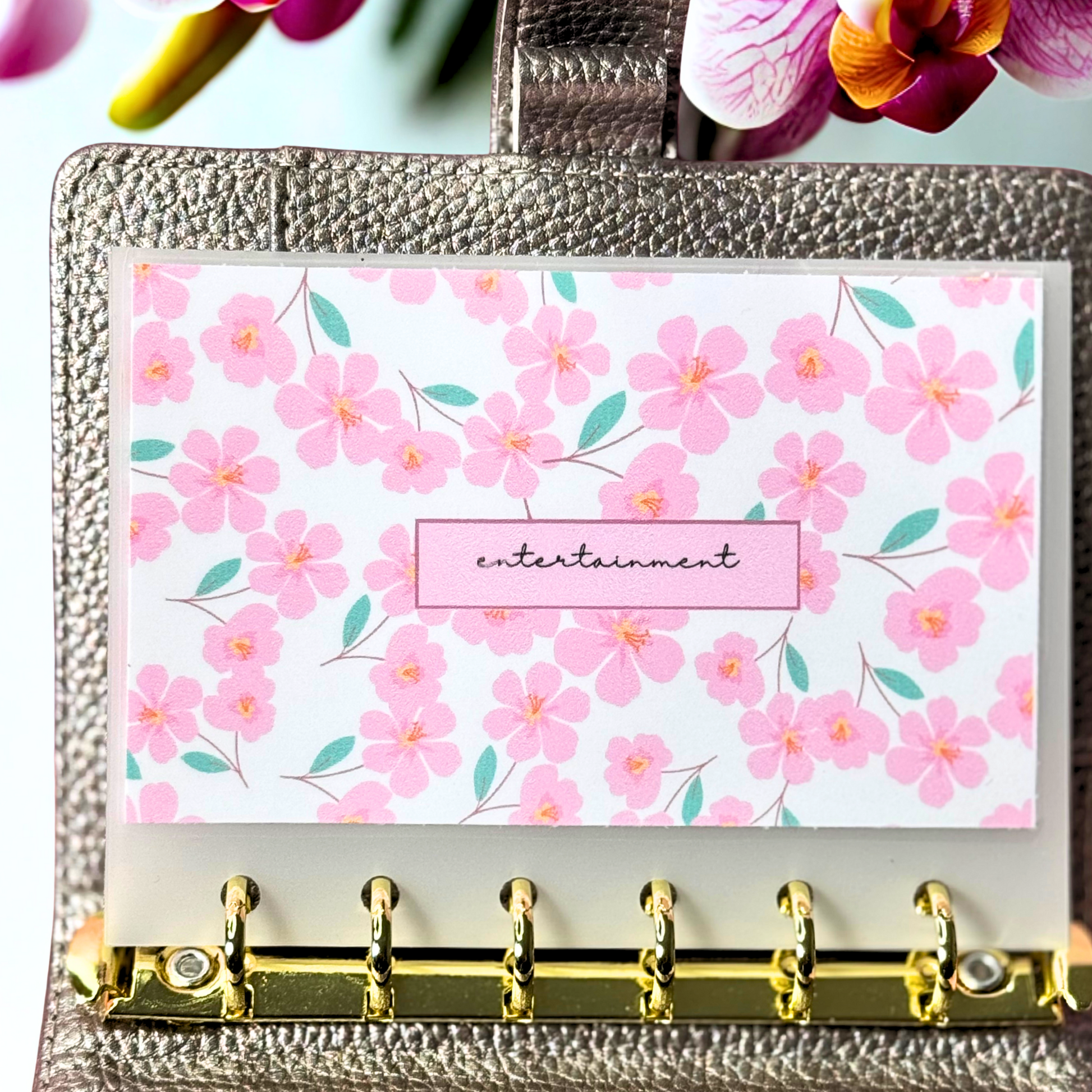 Floral Matte A7 Cash Envelope Pack of 4